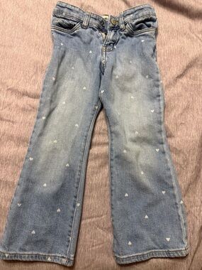 OshKosh B'gosh Light Blue Heart Print Jeans